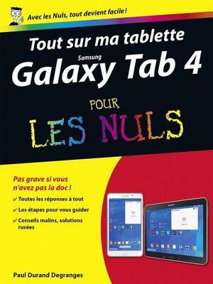 cover image of Tout sur ma tablette Samsung Galaxy Tab 4 Pour les Nuls
